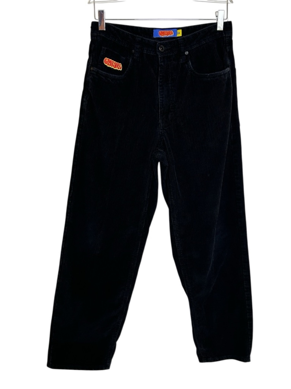 Men’s Empyre Relax Fit Corduroy Black 100% Cotton Size 29 X 26.5 Pants